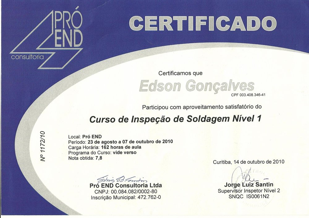 Certificado